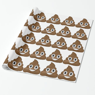 Het glimlachen van Achterschip Emoji Cadeaupapier