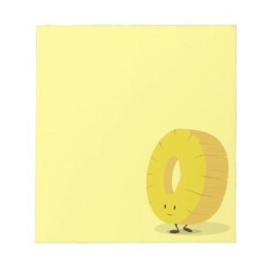 Het glimlachen van ananas Slice Notitieblok