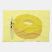 Het glimlachen van ananas theedoek (Horizontaal)