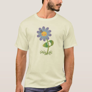 Het glimlachen van Daisy met Butterfly T-shirt