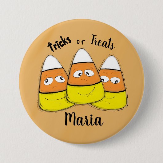 Het glimlachen van de Button van het Snoep Hallowe (Voorkant)