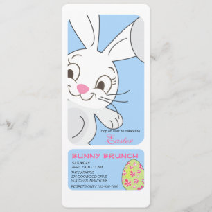 Het glimlachen van de Uitnodiging van de Pasen Bun