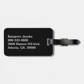 Het glimlachen van de vlag van Trinidad en Tobago Bagagelabel (Achterkant horizontaal)