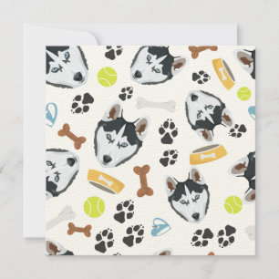 Het glimlachen van Dog Husky