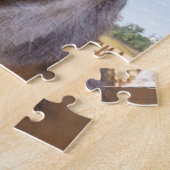 Het glimlachen van Donkey Puzzle Legpuzzel (Zijkant)