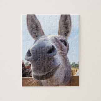 Het glimlachen van Donkey Puzzle Legpuzzel