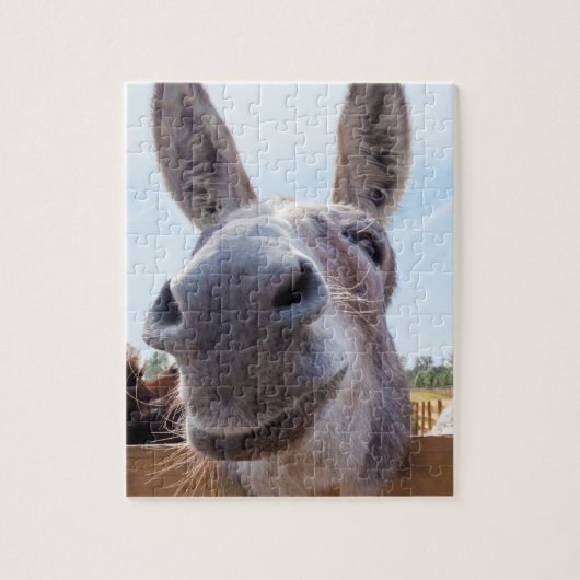 Het glimlachen van Donkey Puzzle Legpuzzel (Verticaal)