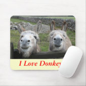 Het glimlachen van Donkeys! Muismat (Met muis)
