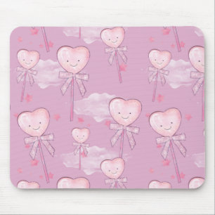 Het glimlachen van Heart Lollipop Muismat