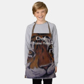 Het glimlachen van het Kind Schort van de tijger d (Gedragen)