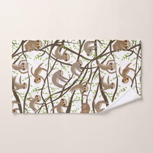 Het glimlachen van het Patroon van de Sleuf Bad Handdoek (Handdoek)