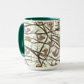 Het glimlachen van het Patroon van de Sleuf Mok (Voorkant links)