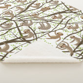 Het glimlachen van het Patroon van de Sleuf Sherpa Deken (3/4)