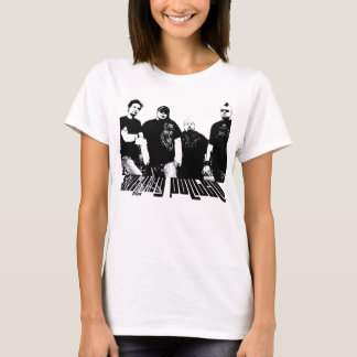 Het glimlachen van het t-shirt van de Band van de 