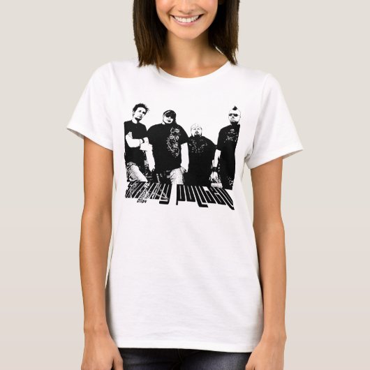 Het glimlachen van het t-shirt van de Band van de  (Voorkant)