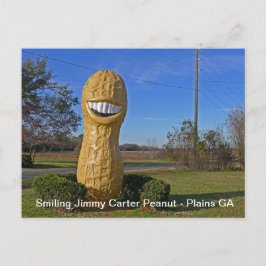 Het glimlachen van Jimmy Carter Peanut - Plains Ge Briefkaart