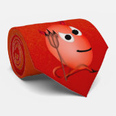 Het glimlachen van Little Devil'ed Egg Stropdas (Opgerold)