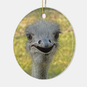 Het glimlachen van ornament Ostrich (Links)