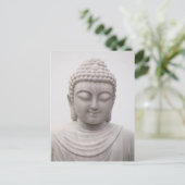 Het glimlachen van Serene Buddha Inspirerend Love Briefkaart (Staand voorkant)