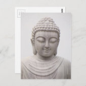 Het glimlachen van Serene Buddha Inspirerend Love Briefkaart (Voorkant / Achterkant)