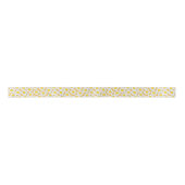 Het glimlachen van White Daisies Floral Pattern Lint (Voorkant)