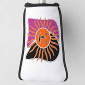 Het glimlachende zongezicht golfheadcover (Draai 90)