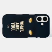 Het gloeiende ogen "What.Are.You." Case-Mate iPhone Case (Achterkant (horizontaal))