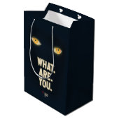 Het gloeiende ogen "What.Are.You." Medium Cadeauzakje (Achterkant Gekanteld)