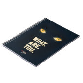 Het gloeiende ogen "What.Are.You." Notitieboek (Linkerzijde)