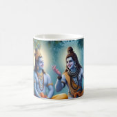 Het Goddelijke Duo: Mahadev en Shrikrishna Masters Koffiemok (Center)