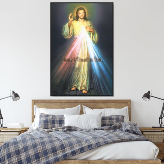 Het Goddelijke Genade Canvas Devotionele Afbeeldin (Insitu (Slaapkamer))