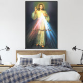 Het Goddelijke Genade Canvas Devotionele Afbeeldin Afdruk (Insitu (Slaapkamer))
