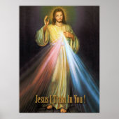 Het goddelijke Mercy Devotional Afbeelding. Poster (Voorkant)