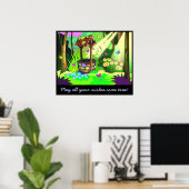 Het goed bericht wil echt waar zijn poster (Thuiskantoor)