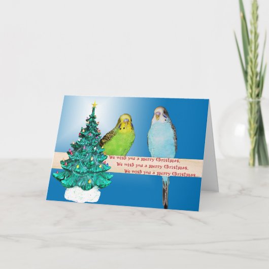 Het Goede Jaar van Chirpin Feestdagen Kaart (Voorkant)