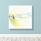 Het goede leven 2 canvas afdruk (Insitu (Houten vloer))