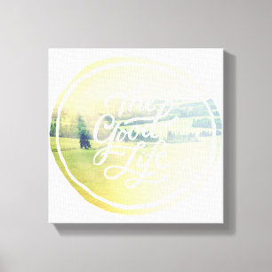 Het goede leven 2 canvas afdruk