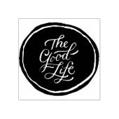 Het goede leven 2 	rubberstempel (Afrduk)