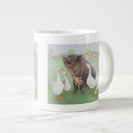 Het goede leven extra grote beker (Voorkant rechts)