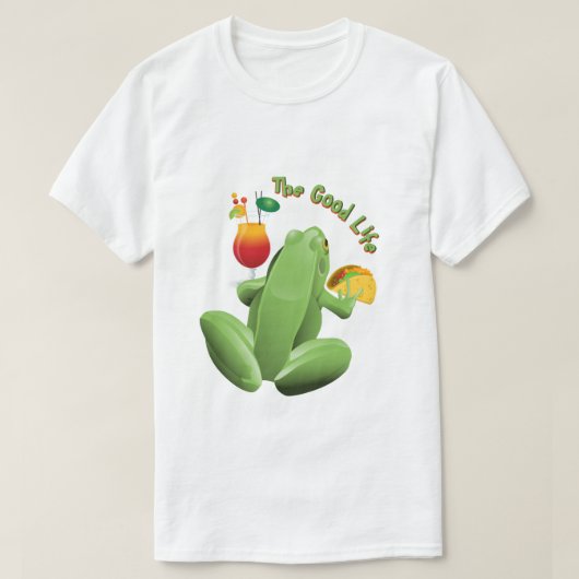 Het goede leven t-shirt (Design voorkant)