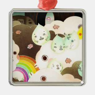 Het goede oude Britse weer van 2014 Metalen Ornament