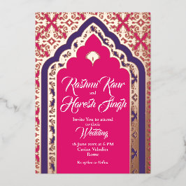 Het Gold Portal Folie Uitnodiging