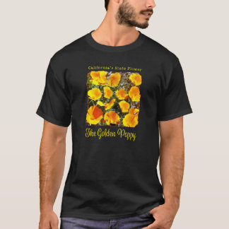 Het Golden California Poppy kleurrijke poppy t shi T-shirt