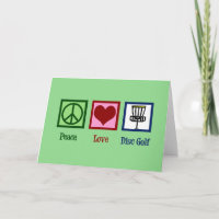 Het Golf van de Schijf van de Liefde van de vrede