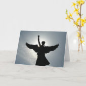 Het Golven van de Engel Kaart (Gele Bloem)