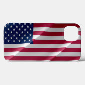 HET GOLVEN VAN DE VLAG VAN VERENIGDE STATEN Case-Mate iPhone CASE (Achterkant (horizontaal))