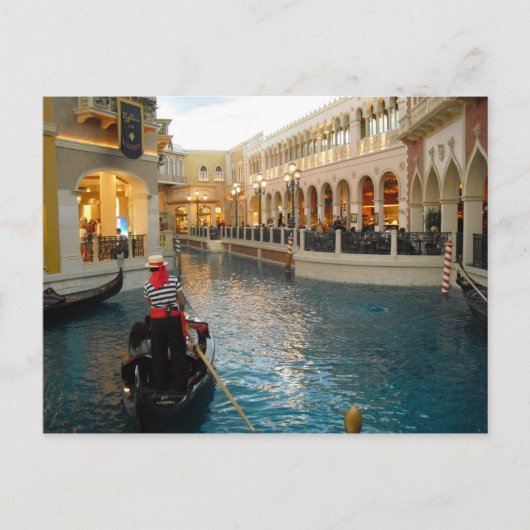 Het Gondola Ride Briefkaart (Voorkant)