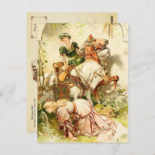 Het goose Girl Briefkaart (Voorkant / Achterkant)