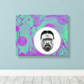 Het Gorilla Wrapped Canvas Afdruk (Insitu (Houten vloer))