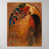 Het Gotische Raam, Odillon Redon Poster (Voorkant)